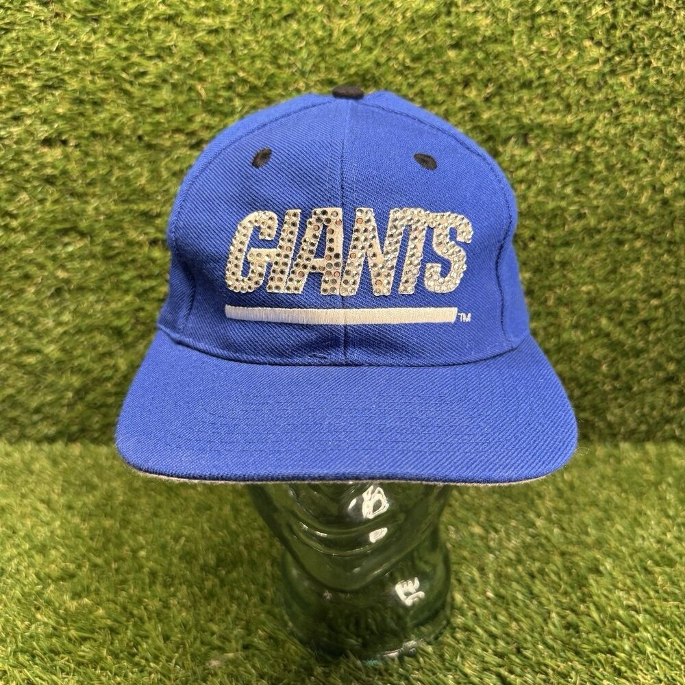 VINTAGE New York Giants Hat Team NFL Graffiti Lettering Snapback Drew Pearson